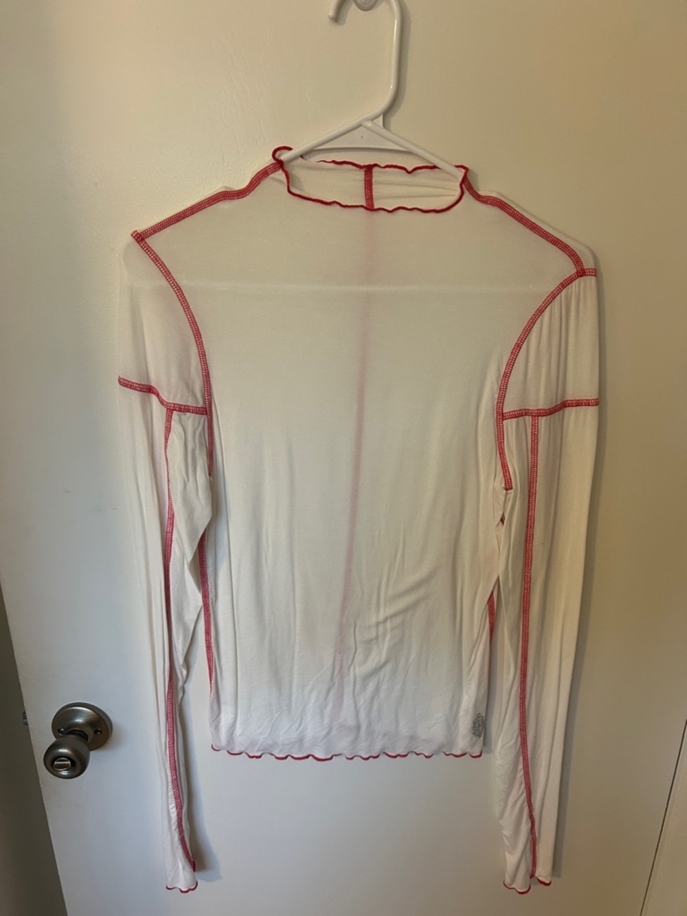 FP movement long sleeve white top